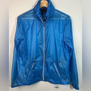 Ralph Lauren Golf Blue Hooded Windbreaker Jacket Raincoat Lightweight Women’s M